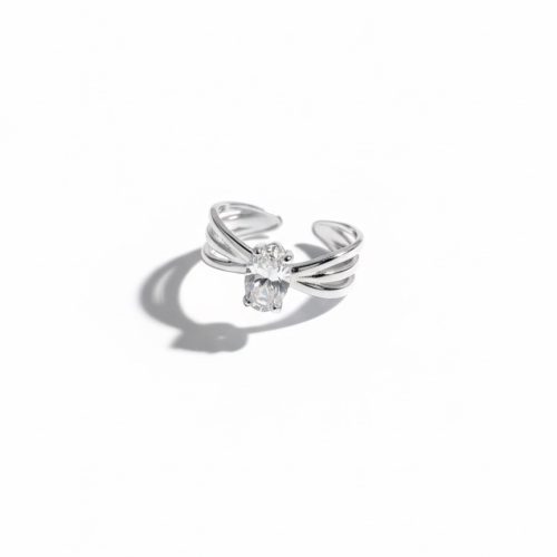 Bague NISA argentée