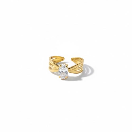 Bague NISA dorée