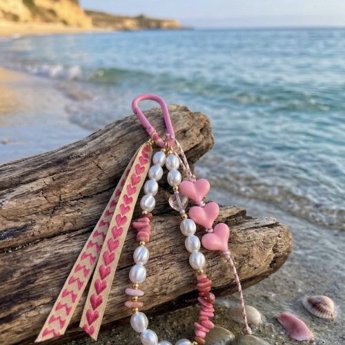 Bijoux de sac rose