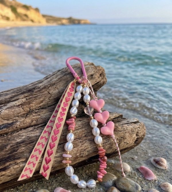 Bijoux de sac rose