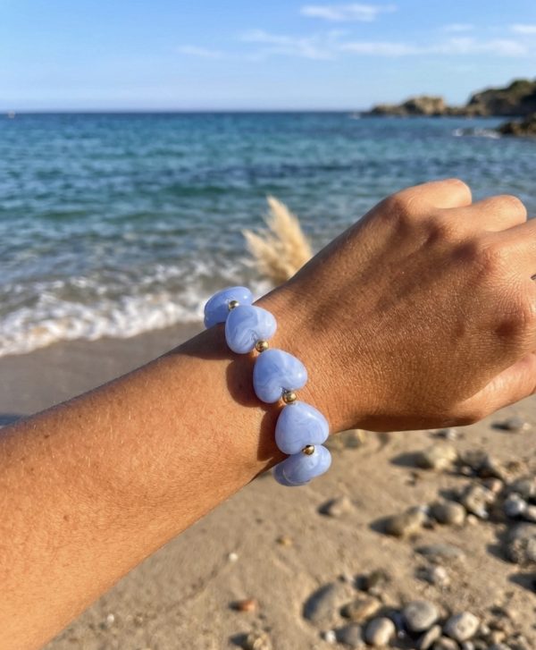 Bracelet résine BLEU